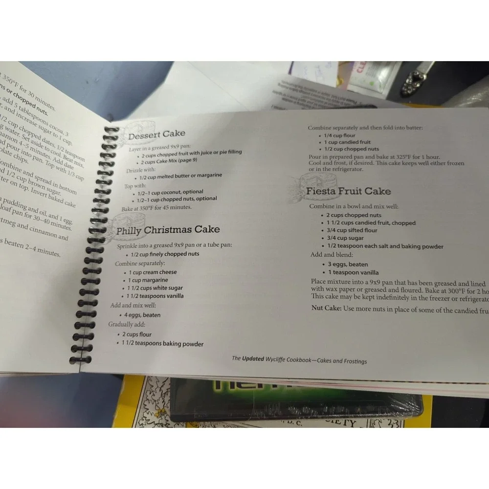 The‎ Wycliffe Cookbook old & new favorites recipes Spiral-bound By Angela Nelson